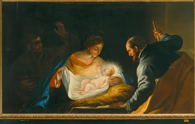 Nacimiento con sacerdote (pintura)