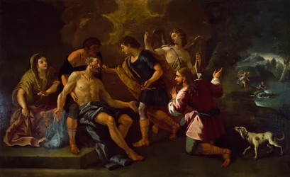 Pintura de Luca Giordano (1632-1705) conservada en el Ayuntamiento de Alvito, Lacio, Italia