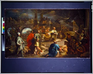 Salomón Sacrificando (lienzo)