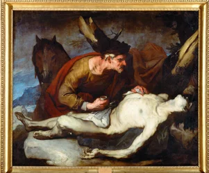 El buen samaritano (pintura sobre lienzo)