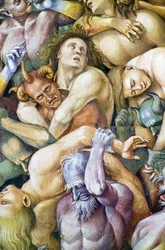 Condenados en el infierno, del ciclo de frescos del Juicio Final