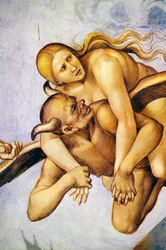 Condenados en el infierno, del ciclo de frescos del Juicio Final