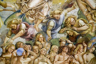 Elegidos, del ciclo de frescos del Juicio Final