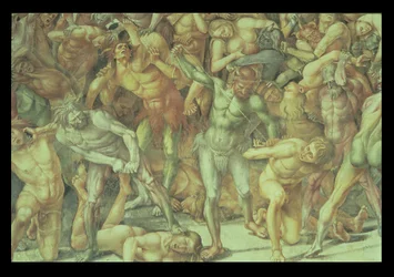 El infierno, del Juicio Final (detalle)