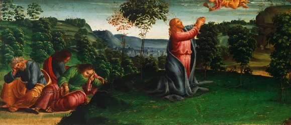 Historias de Cristo: Cristo en el Jardín de Getsemaní por Luca Signorelli