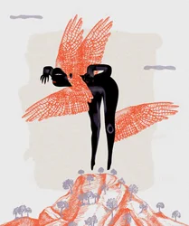 Figura mística alada