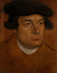 Retrato de un hombre con gorra negra