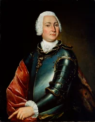 Retrato del Conde Ernst Christoph von Manteuffel, siglo XVIII