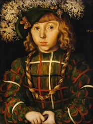 Retrato de Johann Friedrich, luego Kurfuerst der Grossmuetige von Saschen, 1509