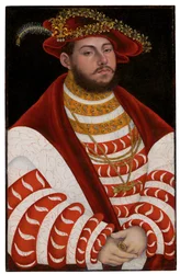Retrato de Juan Federico I, Elector de Sajonia