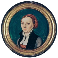 Retrato de Katharina von Bora, esposa de Martin Luther