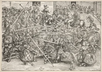 El torneo con lanzas