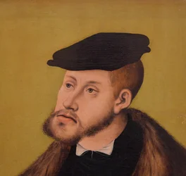 Alemán: Bildnis Kaiser Karls V. Retrato del emperador Carlos V