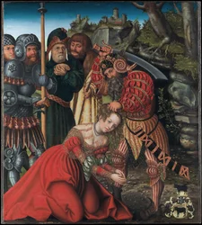 Alemán: Das Martyrium der Heiligen Barbara El martirio de Santa Bárbara