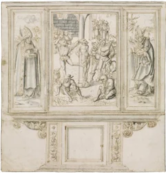 Boceto de altar de Lucas Cranach