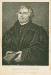 Martín Lutero, litografía de James Weber (c.1824-86), c.1850