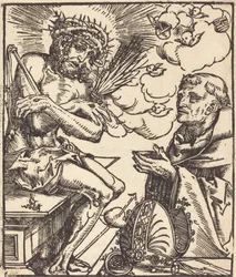 San Bernardo Adorando al Hombre de Dolores