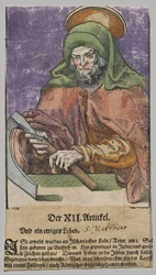 Matías de Cristo, los Apóstoles y San Pablo