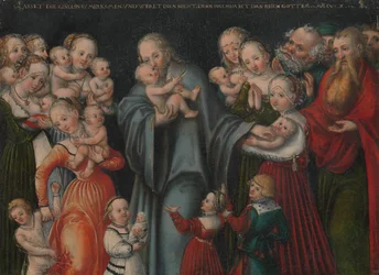 Cristo bendiciendo a los niños, ca. 1545-50