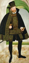 Retrato de Augusto, Elector de Sajonia 1526-1586, c. 1570