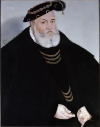 Retrato del Margrave Georg el Piadoso de Brandeburgo-Ansbach