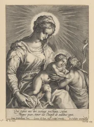 María con el Niño y Juan el Bautista