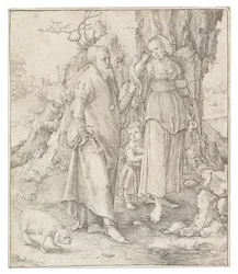 La repudiación de Agar, 1516