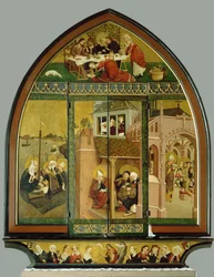 Altar de la Magdalena (temple sobre pergamino)