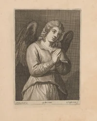 Ángel con los brazos cruzados