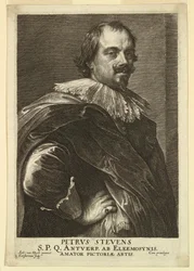 Retrato de Peter Stevens, de Icones Principum Virorum