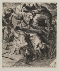 La batalla contra las amazonas