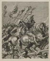 La batalla contra las amazonas