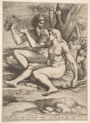 Dos Pastores Desnudos, siglo XVII