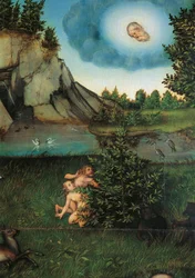 Detalle del Paraíso, c.1530