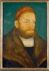 Markgraf Casimir von Brandenburg-Culmbach (pintura sobre madera de roble)