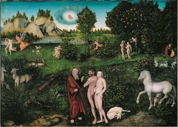 Paradise (pintura sobre madera de tilo)
