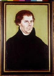 Retrato de Martín Lutero (1483-1546), pintura de Carnach