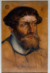Retrato de Felipe I de Pomerania, Príncipe de la Reforma Dibujo al pastel de Lucas Cranach el Viejo