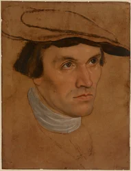 Retrato de hombre, c.1530 (óleo sobre papel)