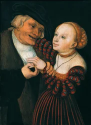 El viejo y la joven (Der Alte und das Madchen), c.1530