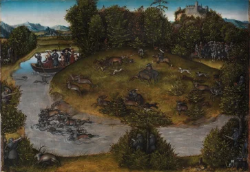 La Caza del Ciervo del Elector Federico el Sabio, c.1530