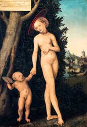Venus y Cupido robando miel
