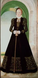 Retrato de Ana de Dinamarca (1532-1585) esposa del príncipe elector Augusto de Sajonia (1526-1586)