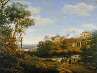 Monasterio franciscano de Igaraszo (óleo sobre lienzo)