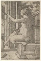 Justicia, de la serie Las Virtudes, 1530