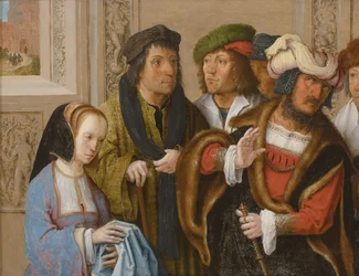 La mujer de Putifar (Putifar), c.1512 (óleo sobre madera)
