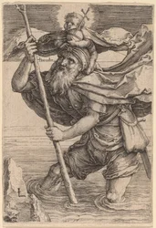 San Cristóbal llevando al Niño Cristo