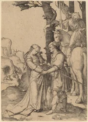 San Jorge liberando a la princesa