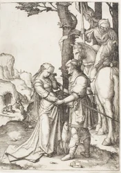 San Jorge liberando a la princesa