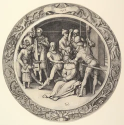 La burla de Cristo, de la Pasión Circular, 1509